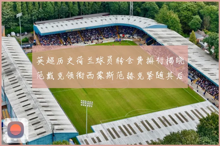 英超历史荷兰球员转会费排行揭晓范戴克领衔西蒙斯范赫克紧随其后